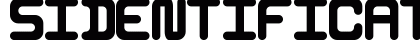 5Identification Mono Regular Font Preview 5Identification Mono Regular Font Preview
