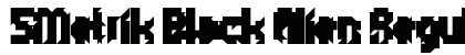 5Metrik Black Alien Regular Font Preview 5Metrik Black Alien Regular Font Preview