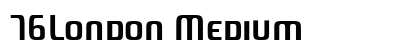 76London Medium Font Preview 76London Medium Font Preview