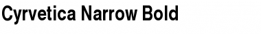 Download Cyrvetica-Narrow Font
