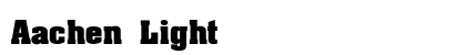 Aachen Light Font Preview Aachen Light Font Preview