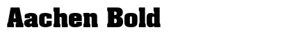 Aachen Bold (OpenType) Font Preview Aachen Bold (OpenType) Font Preview