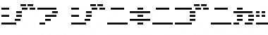 D3 DigiBitMapism Katakana Regular Font