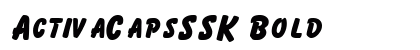 ActivaCapsSSK Bold Font Preview ActivaCapsSSK Bold Font Preview