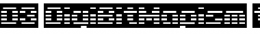 D3 DigiBitMapism type C Regular Font