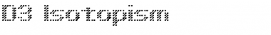 D3 Isotopism Regular Font