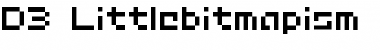 D3 Littlebitmapism Round Regular Font