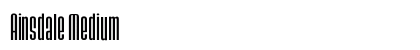 Ainsdale Medium Font Ainsdale Medium Font Preview