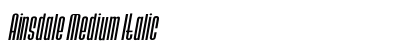 Ainsdale Medium Italic Font Ainsdale Medium Italic Font Preview