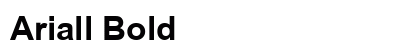 Ariall Bold Font Ariall Bold Font Preview