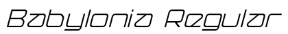 Babylonia Regular (OpenType) Font Preview Babylonia Regular (OpenType) Font Preview