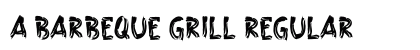 a Barbeque Grill Regular Font Preview a Barbeque Grill Regular Font Preview