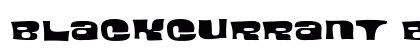 Blackcurrant Black Font Blackcurrant Black Font Preview