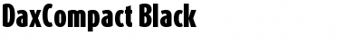 DaxCompact-Black Font