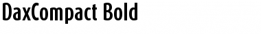 DaxCompact-Bold Regular Font