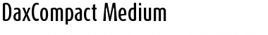 DaxCompact-Medium Font