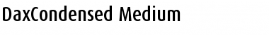 DaxCondensed-Medium Font