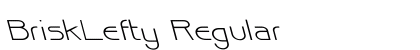 BriskLefty Regular Font BriskLefty Regular Font Preview