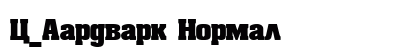 C_Aardvark Normal Font Preview C_Aardvark Normal Font Preview