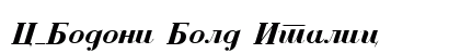 C_Bodoni Bold Italic Font Preview C_Bodoni Bold Italic Font Preview