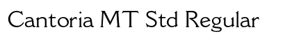 Cantoria MT Std Regular (OpenType) Font Preview Cantoria MT Std Regular (OpenType) Font Preview