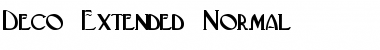 Deco-Extended Normal Font