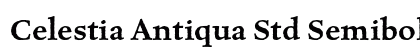 Celestia Antiqua Std Semibold (OpenType) Font Preview Celestia Antiqua Std Semibold (OpenType) Font Preview