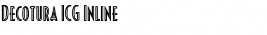 Decotura ICG Inline Regular Font