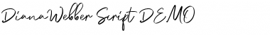 DianaWebber Script DEMO Font