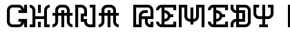 Chana Remedy Regular Font Preview Chana Remedy Regular Font Preview