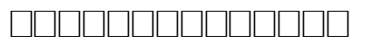 CHANCE Regular Font Preview CHANCE Regular Font Preview
