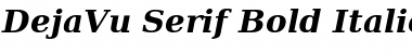 DejaVu Serif Bold Italic