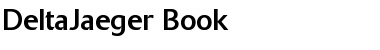 DeltaJaeger-Book Book Font