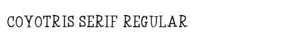 Coyotris Serif Regular Font Coyotris Serif Regular Font Preview