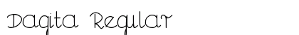 Dagita Regular Font Preview Dagita Regular Font Preview