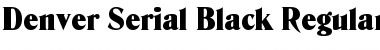 Download Denver-Serial-Black Font
