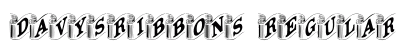 DavysRibbons Regular Font Preview DavysRibbons Regular Font Preview
