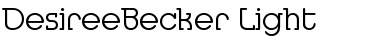 DesireeBecker-Light Regular Font