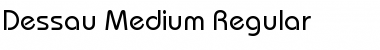 Download Dessau-Medium Font