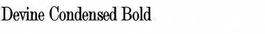 Devine Condensed Bold Font