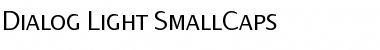 Download Dialog Light SmallCaps Font