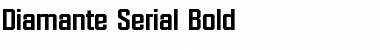 Diamante-Serial Bold Font