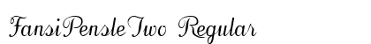 FansiPensleTwo Regular Font Preview FansiPensleTwo Regular Font Preview