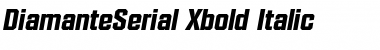 DiamanteSerial-Xbold Italic Font