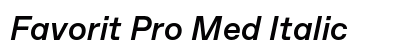Favorit Pro Med Italic Font Favorit Pro Med Italic Font Preview