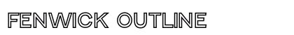 Fenwick Outline Font Preview Fenwick Outline Font Preview