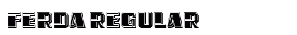 Ferda Regular Font Preview Ferda Regular Font Preview