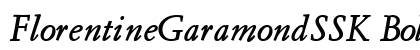 FlorentineGaramondSSK Bold Italic Font FlorentineGaramondSSK Bold Italic Font Preview