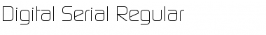 Digital-Serial Regular Font