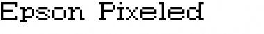 Epson Pixeled Regular Font